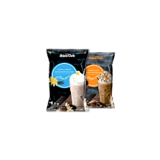 Vanilla and chocolate smoothie powder